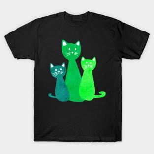 Green Cats T-Shirt